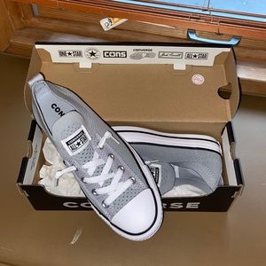 Brand new blue/grey converse